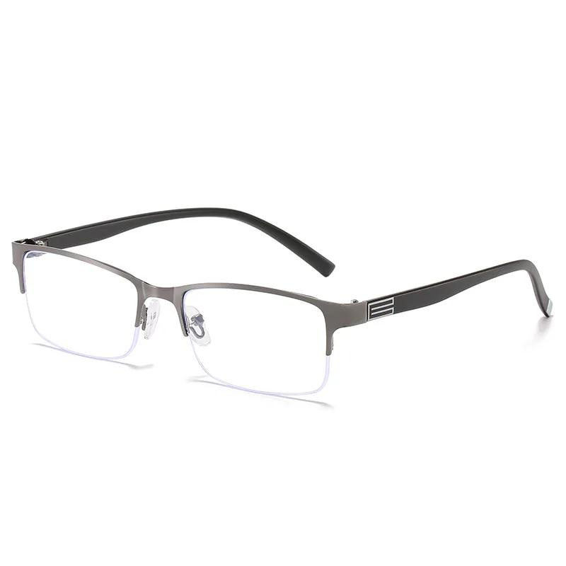 Business Style Bifocal Reading Glasses Women Men Progressive Vision Adjustment Eyeglasses Converted Light Multifocal +1.0 TO+4.0