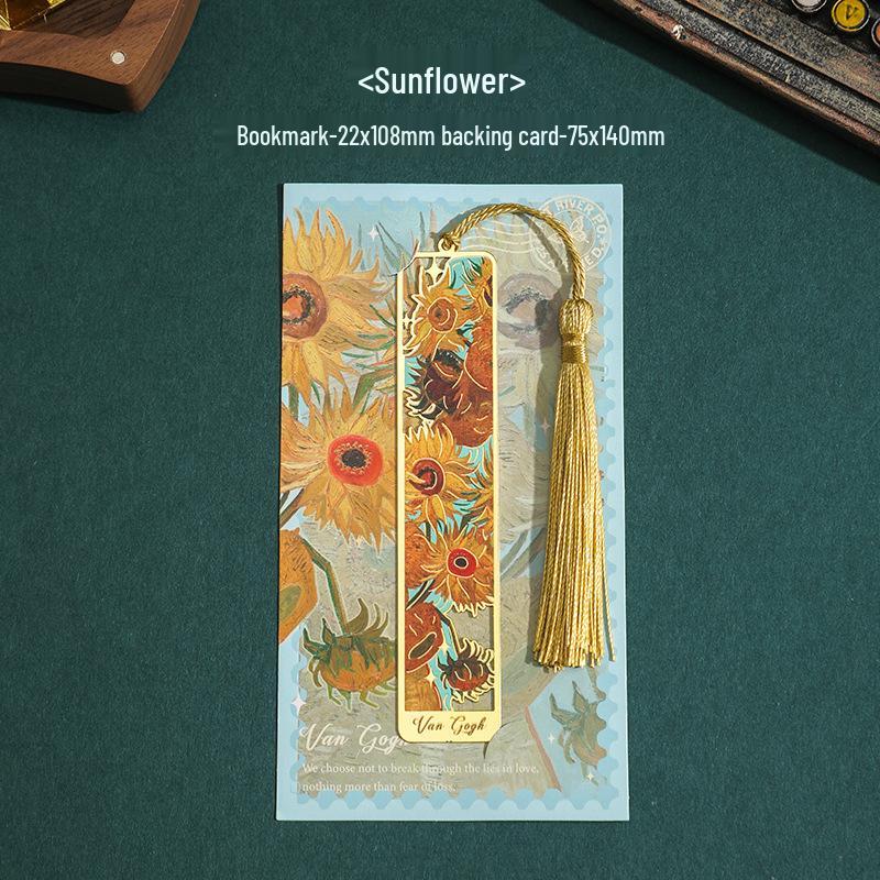 Vintage Floral Bouquet Metal Bookmark – Exquisite Page Clip Pendant Gift