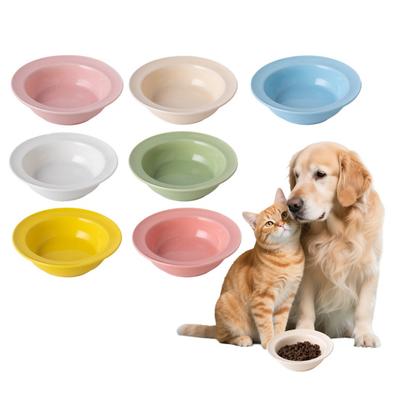 Keramische Kattenbak voor Droog Nat Voer Magnetron Vaatwasserbestendig Huisdier Voerbak Schotel