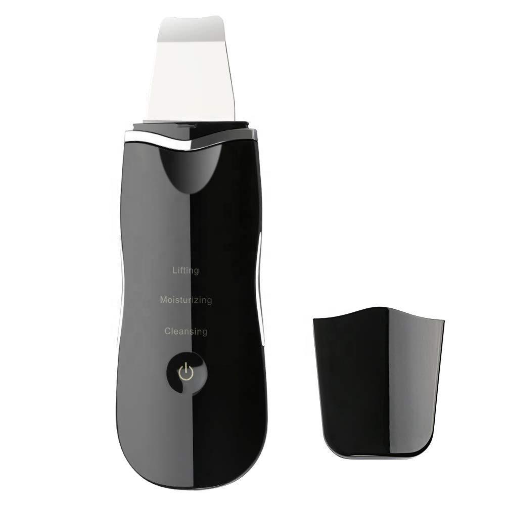 Classic Design 28khz Ultrasonic Skin Scrubber Face Deep Cleaning Ion Vibration Spatula Electric Face Cleaner USB rechargeable
