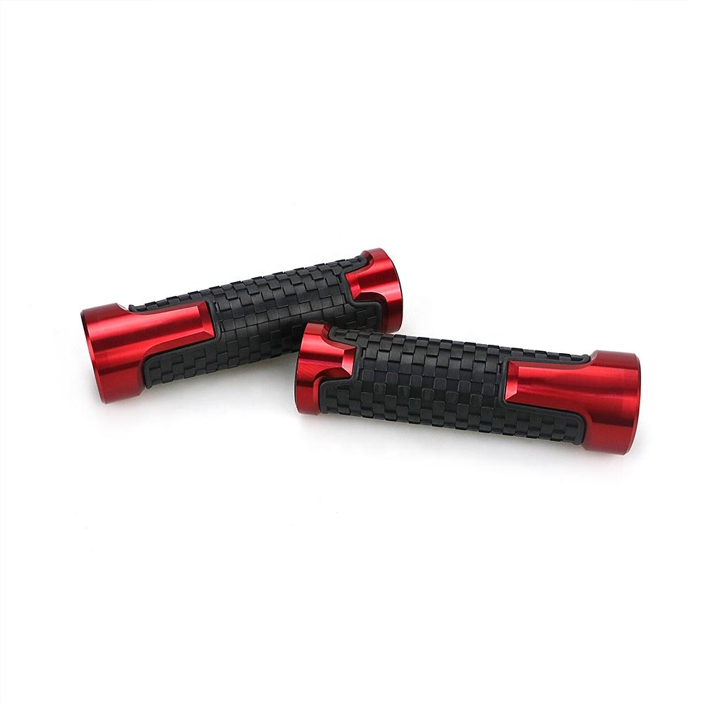 Motorcycle 22mm CNC Aluminum Rubber Gel Handle Bar Grip Hand Grips for Vespa Scooter LT LX GT GTS GTV 300 250 125 200 Sprint 150