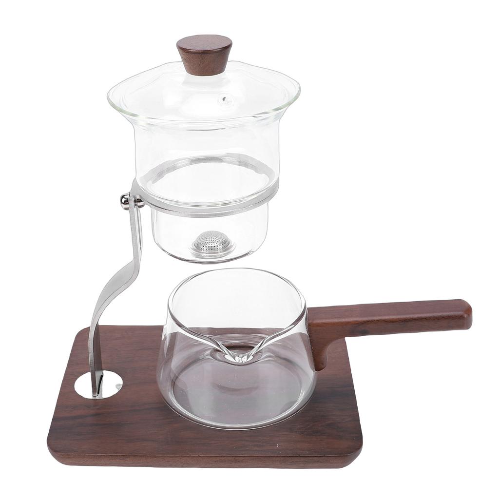 Magnetic Teapot Set Clear High Borosilicate Glass Water Separation Teapot with Base Fairness Mug Cup Lid