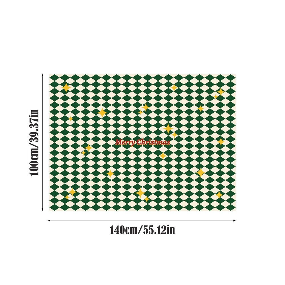 100*140cm Christmas Decorative Table Cover Thickened Tablecloth  New Year Party Supplies