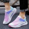 WTEMPO Summer Sneakers Neutral Mesh Breathable Sport Shoes Men's Slip Resistant Casual Shoes Women's Air Cushion Shock Absorbing Running Shoes