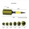 Professional round Hair Brush for Women Wooden Handle Boar Bristle Mixed with Nylon Salon Quality Hair Styling Tool for Curling