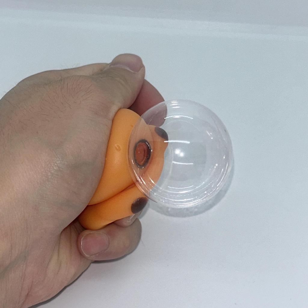 Capybara Bubble-Blowing Squeeze Toy - Stress Relief & Creative Pendant for Kids
