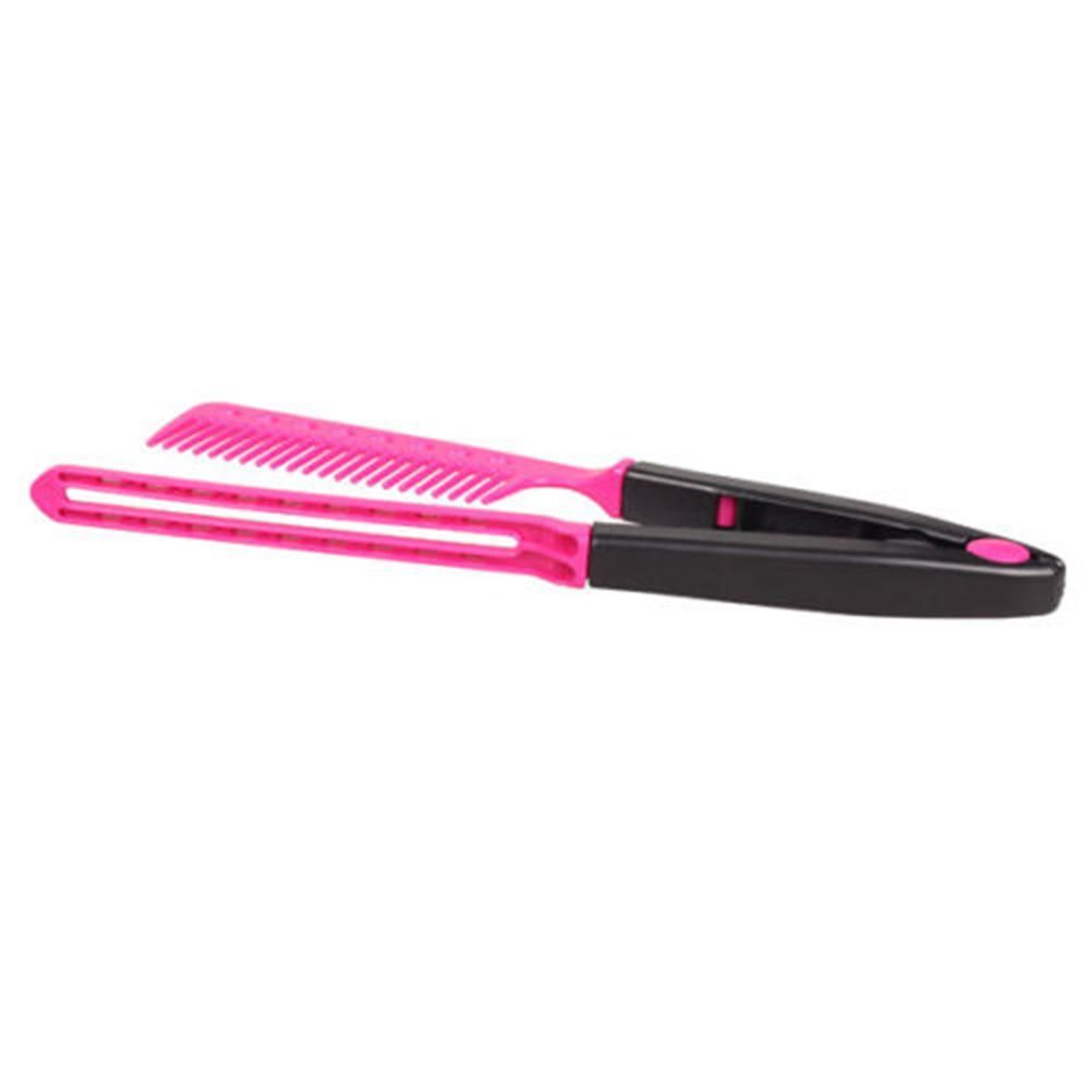 Straightener Hairdressing Salon Hair Washable Hair Solon Tools V Type Hair Straightener Comb Comb
