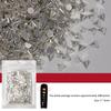 1000Pcs Retro Manicure Charms Punk Metal Rivet Nail Charms 3D Cone Nail Art Studs Stylish Alloy Nails Decoration Accessories
