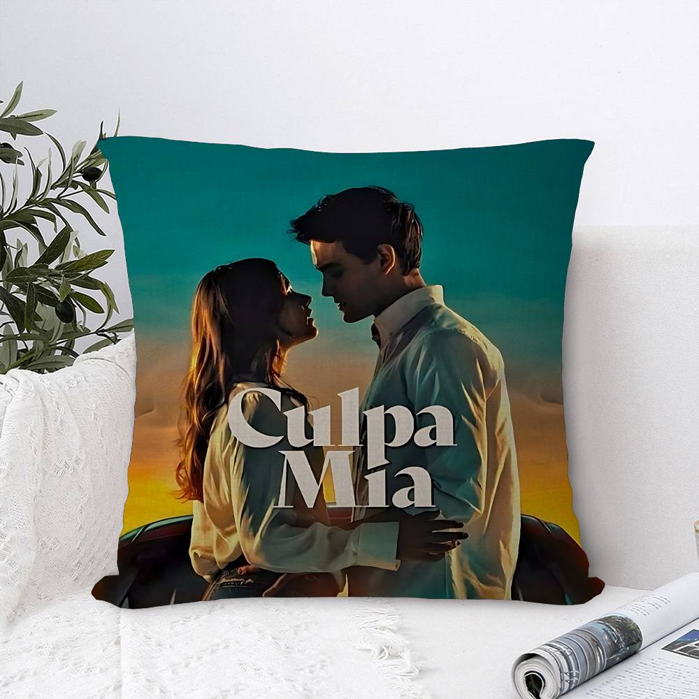My Fault Culpa Mia Movie Pillow Cushion Cover Pillowcase Living Room Sofa Home Decor Customized
