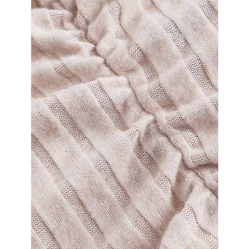 Svetr s vysokým límcem a úzkým střihem, Elegantní jednobarevný podzimní a zimní svetr s dlouhým rukávem, Dámské oblečení