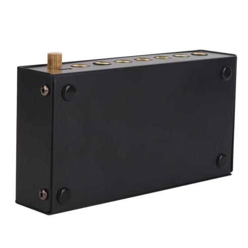 Hilitand Audio Mixer, Stereo Line Mixer, Compact, Metal, Low Noise, 100-240V