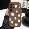 Floating Daisies Phone Case For Samsung Galaxy S26 S25 S24 FE Plus Ultra 5G Staircase Soft Cover