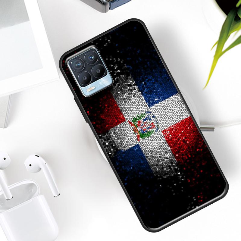 Dominican Republic Flag Case For Realme 15 12 11 13 14 Pro Plus C65 C67 C61 C53 C55 C51 C25 C63 C71 C75 GT6 GT7 Pro