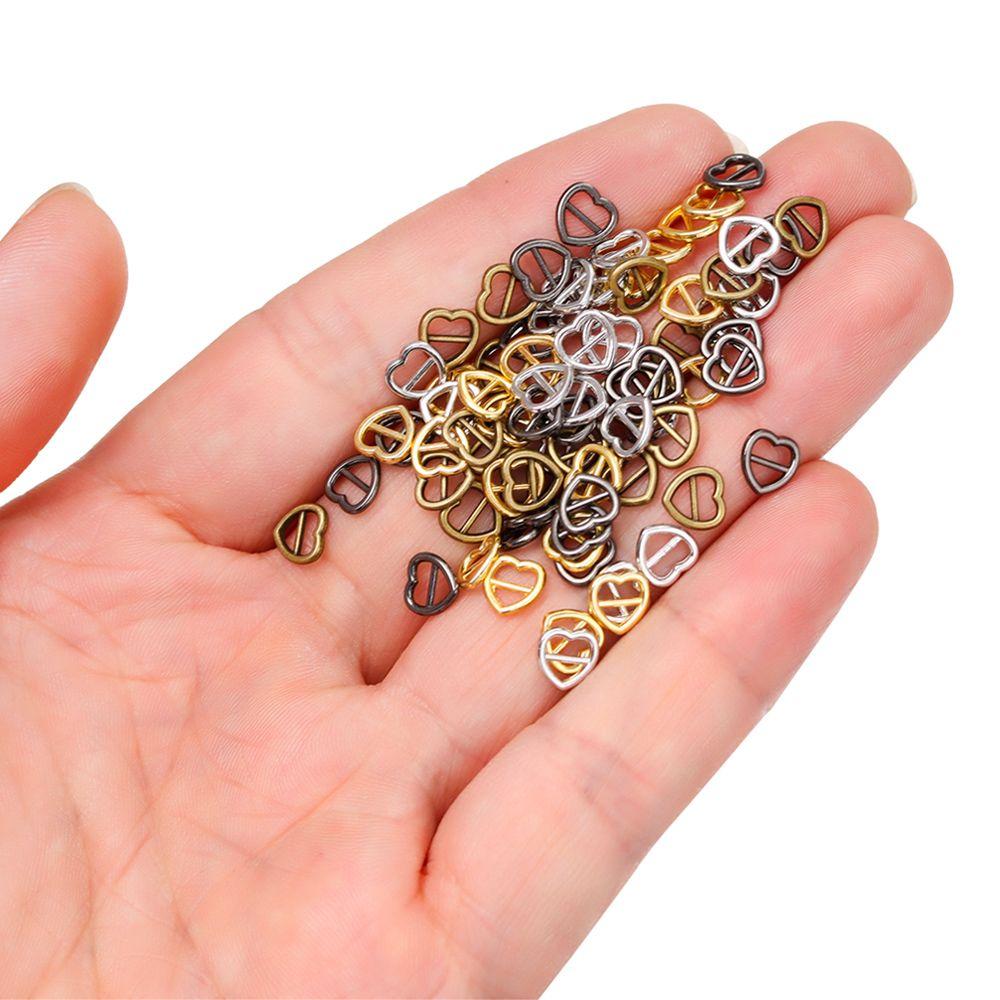 20/40pcs 4mm Mini Ultra-small Girls   Bags Accessories Belt Buttons Tri-glide Buckle Diy Dolls Buckles
