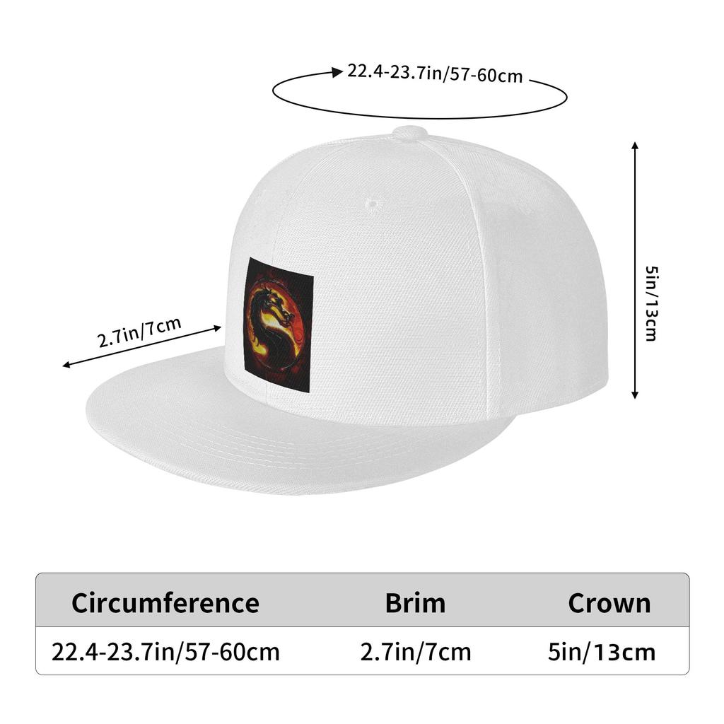Cartoon Mortal Kombat Baseball Caps Snapback Fashion Baseball Hats Breathable Casual Casquette Outdoor for Unisexs And WoUnisexs