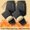 Men's Lambskin Winter Pants: Velvet-Lined, Warm, Outdoor Casual Trousers.