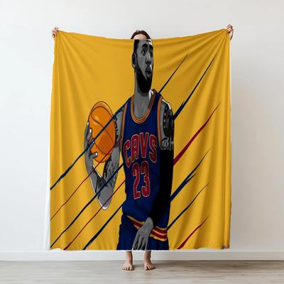 LeBron James Inspired Soft Cozy Throw Blanket for Sofa Bed Travel Perfect Gift Idea