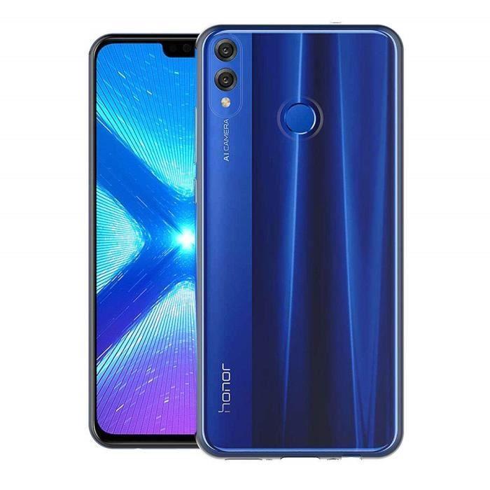 Coque - Phonillico® - HUAWEI HONOR 8X - Gel TPU Transparent - Ultra Mince - Souple