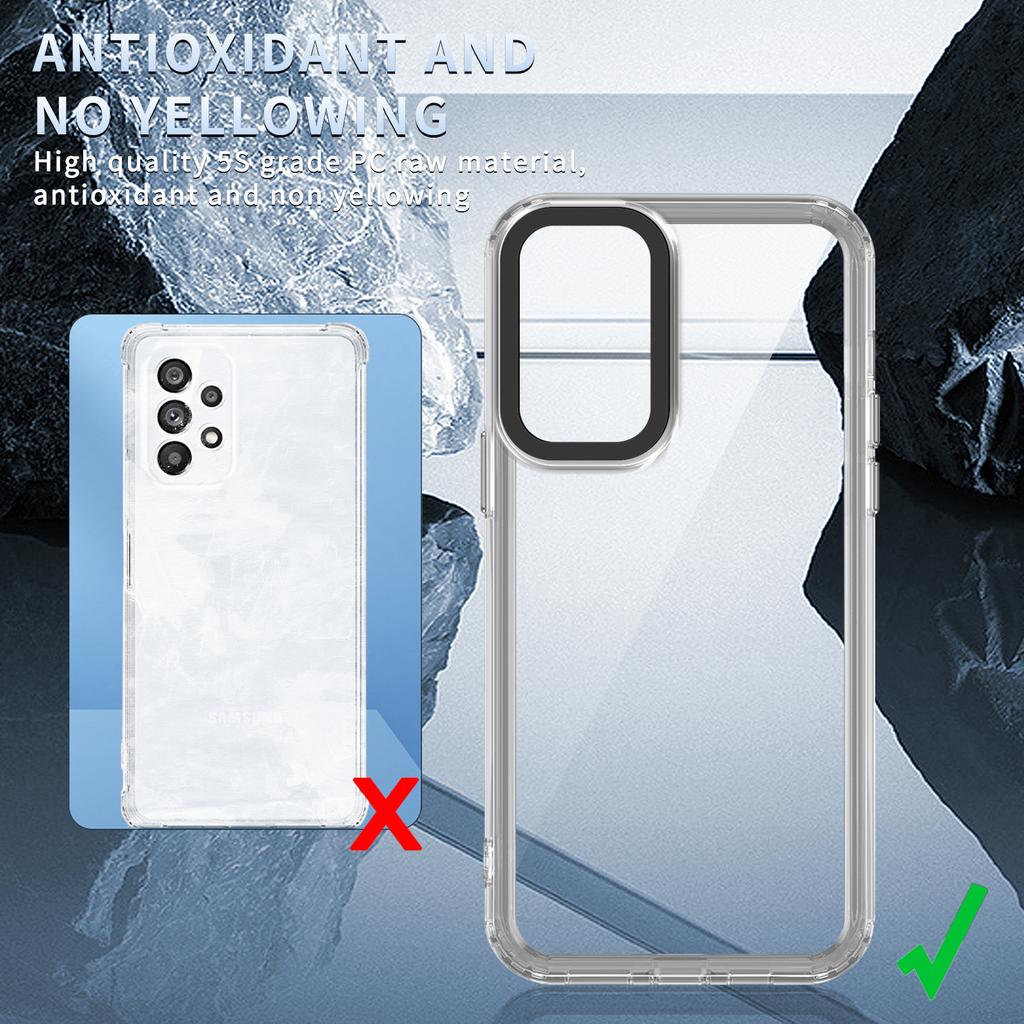 For Samsung Galaxy A52 5G/A52 4G/A52s 5G Clear Cases Anti-Scratch PC+TPU Phone Cover
