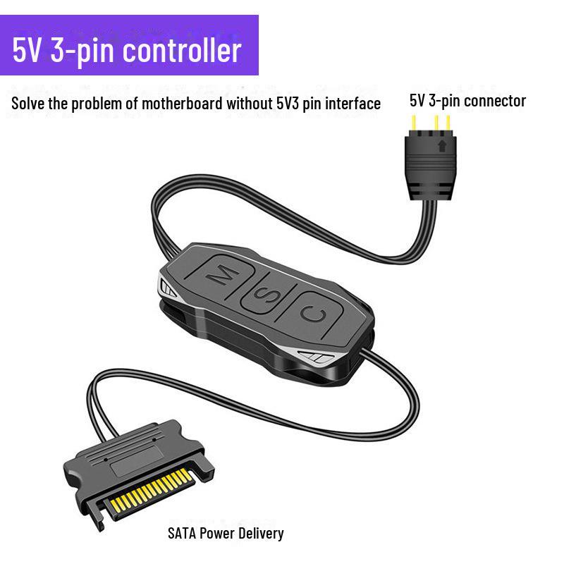 

Prism 4th Gen Pro ARGB Cooling Fan with 3-Pin 5V Sync Controller for Computer Cases