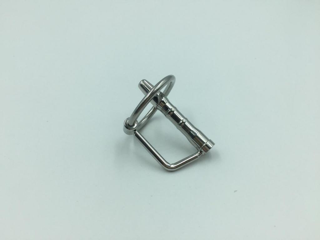 Hollow Metal Urethral Plug with Eye Pull Bead - Adult Stimulation Toy
