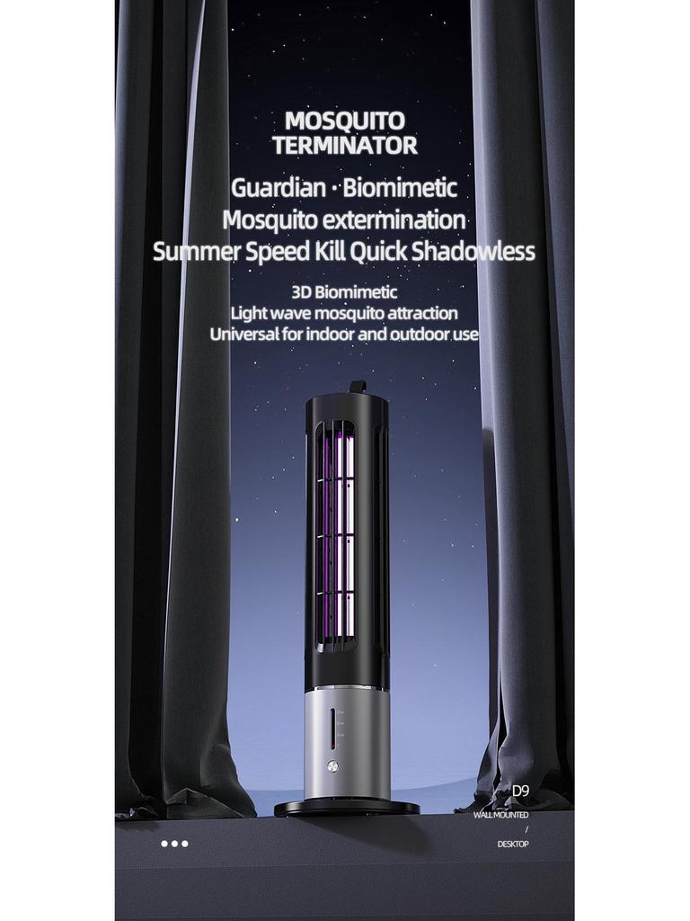 Portable Outdoor Multifunctional Electric Mosquito Killer Lamp with Electric Shock