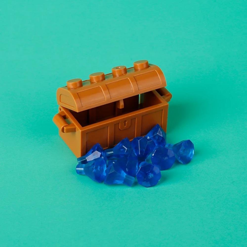 MOC Precious Deposits Building Blocks Treasure Pirate Map Gold Ore Silver Brick Box Diamond Bricks Toys Gift