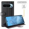 For Google Pixel 9/Pixel 9 Pro Case Genuine Split Leather Phone Cover with Wallet Stand