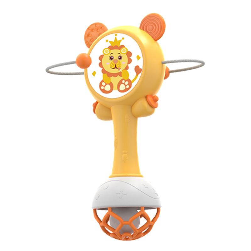 Non-Toxic Baby Rattle Toys Teether Hand Bells Mobile Infant Stop Weep Tear Rattles Early Educational Toy For Newborn Gifts 0-18M