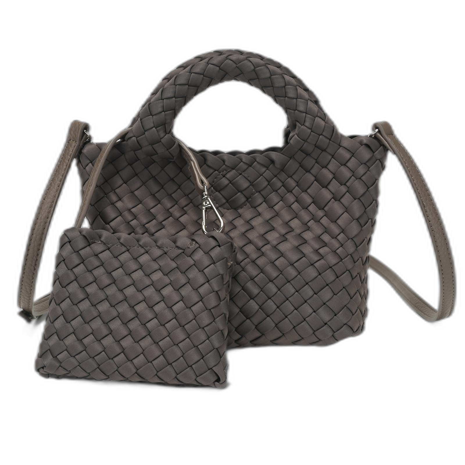 

QUAY 2-Way Mesh Bag, Women s Nylon Handbag, Shoulder Bag, Mini Bag, 99512-BROWN