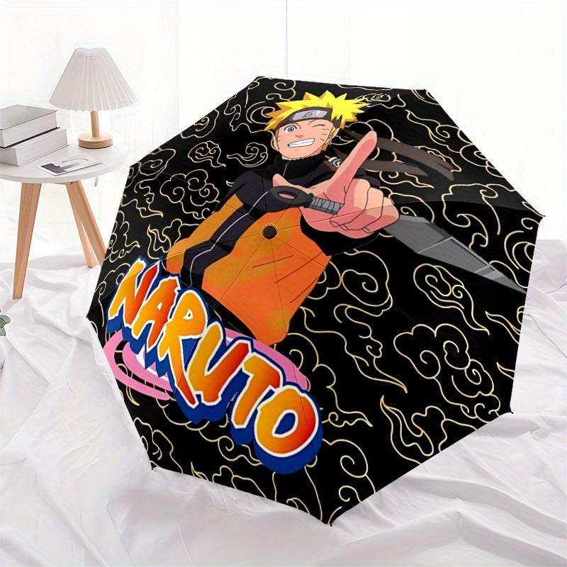 1pc Naruto Automatic Umbrella 8-Bone Design Compact Gear for Outdoor Travel, Perfect Gift for Friends Yy250821068