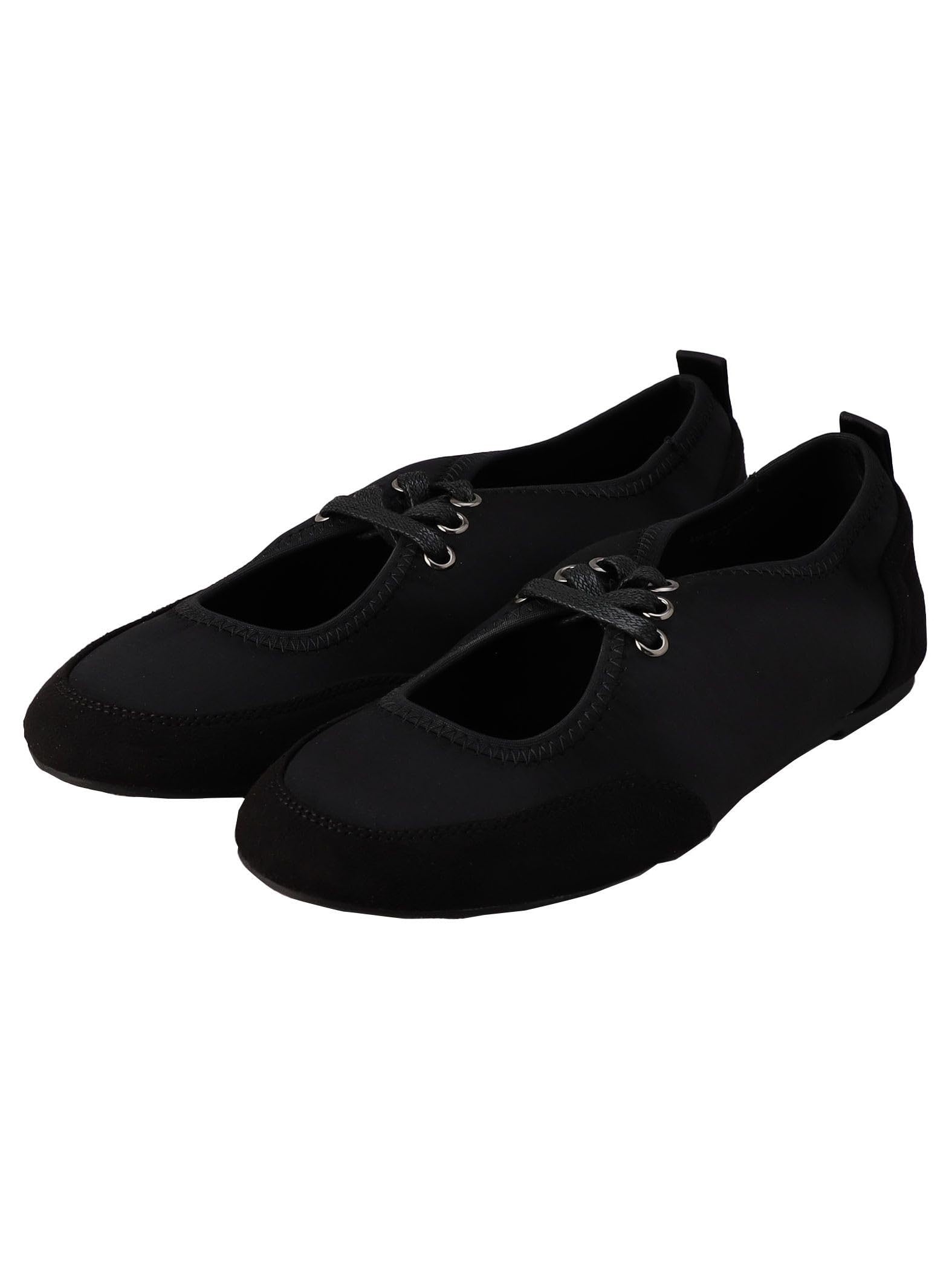 

Cohen Lace-Up Ballet Flats 76826070249 0950 BLACK(09) 23.5cm