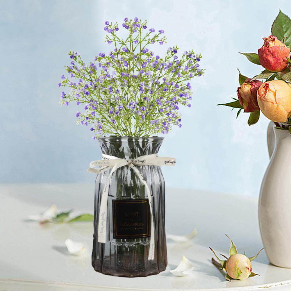 Artificial Babysbreath Flower 3 Fork 93 Head Home Table Centerpiece Wedding Faux Flower Branch Floral Arrangement Decor