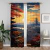 Curtains for Living Room Curtain for Room 2 Panel Japan Style Shades Halloween Decoration Partition Home Interior Curtains Child