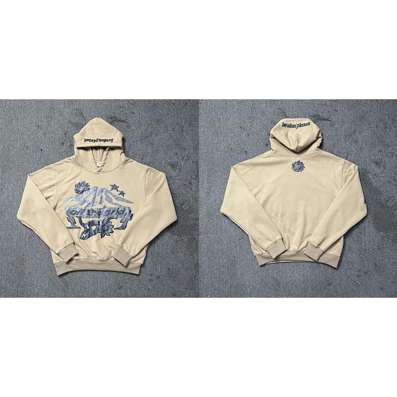 Mens Oversized Hooded Sweatshirt With Fleece Lining Streetwear Cotton Pullover Winter Casual Wear