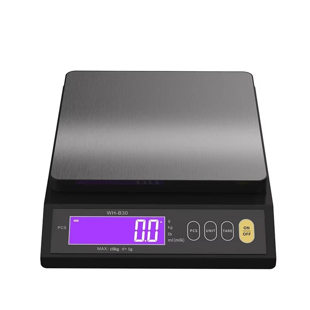 

10kg/1g Electronic Food Scale Waterproof Stainless Steel Scale Weighing Tool Food Preparation 10kg