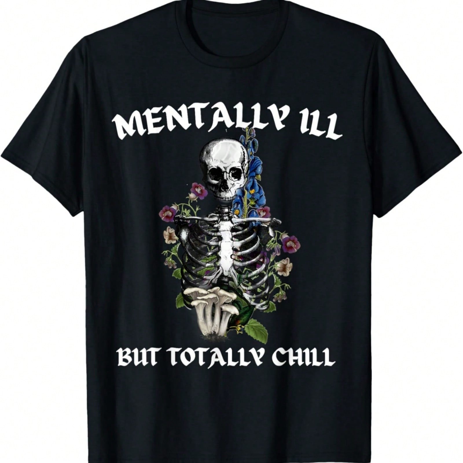 tally Ill But Totally Chill Coffee Lovers T-Shirt S разноцветный
