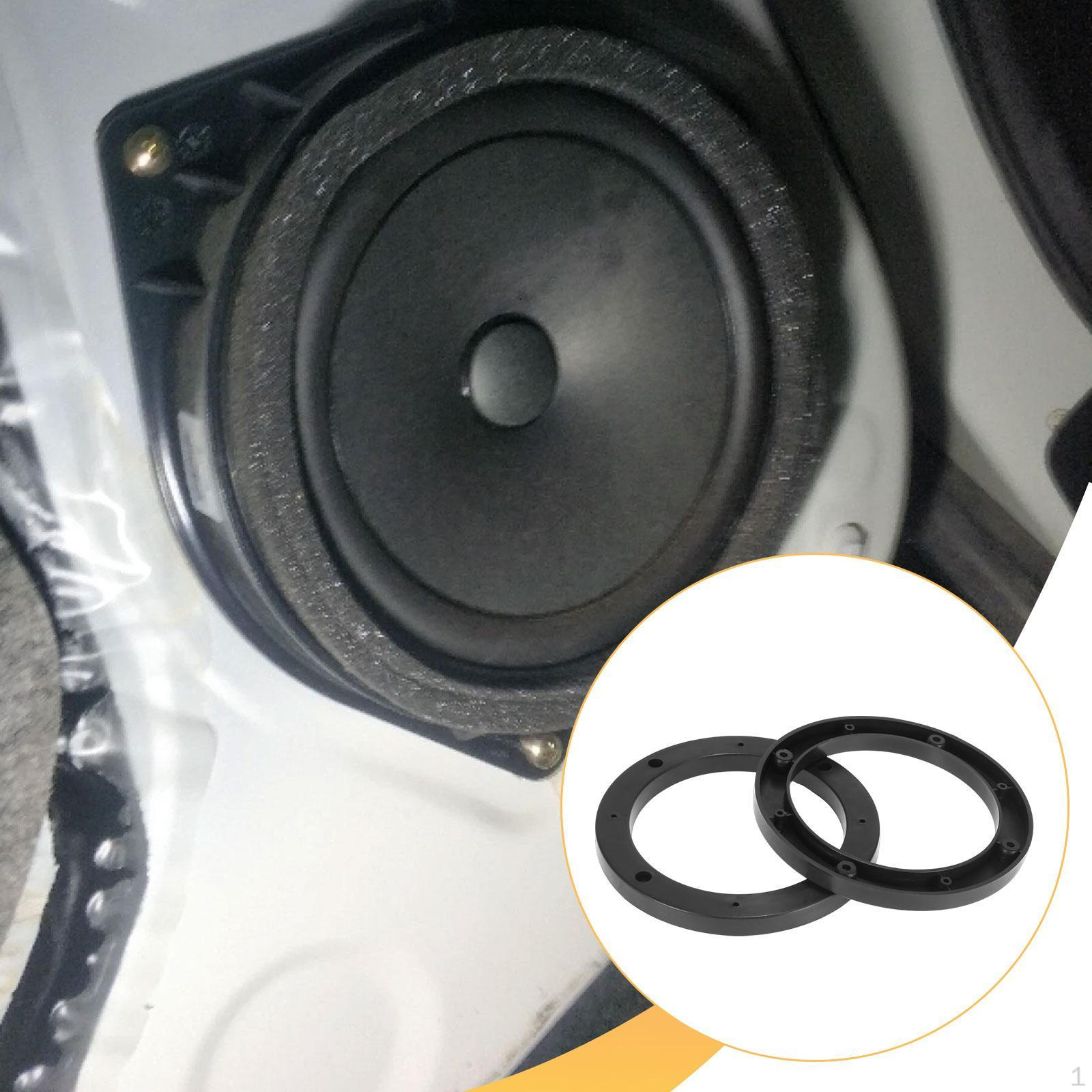 

2 Pieces Car Speaker Spacer Direct Replaces Accessories Mounting 4 Inch