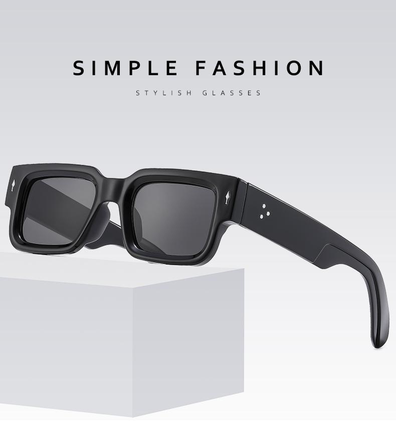 5pcs Pack Classics Square Sunglasses Women Fashion Big Frame Sports Sun Glasses Men Shades Vintage Quality Rivet Shades UV400