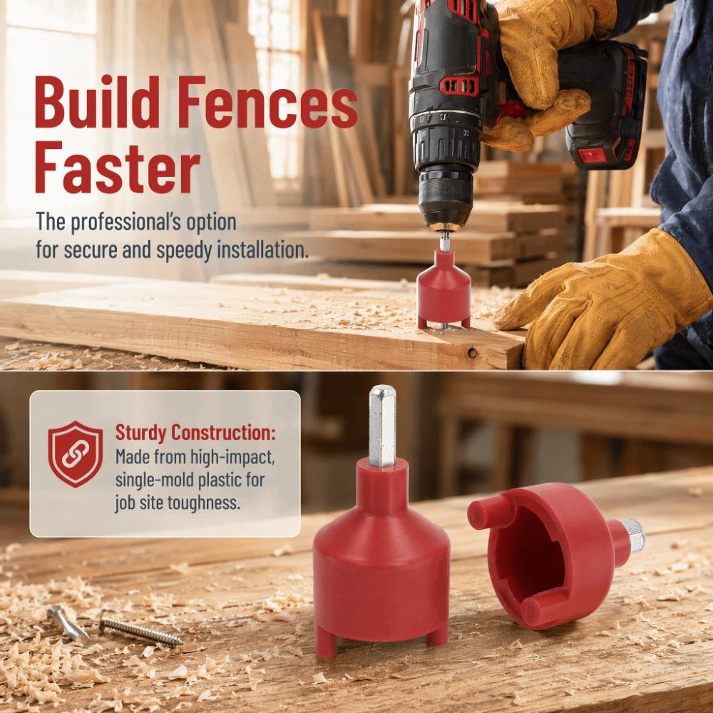 2Pcs Lightweight Electric Fence Insulator Durable Fence Installation Tool  Livestock