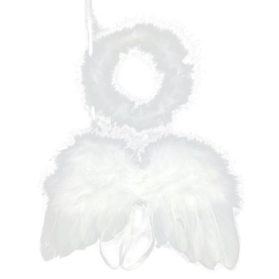 Ala d'angelo per bambini con fascia Accessori per riprese fotografiche Puntelli per fotografia neonato Abiti Set Costume Fotografia