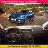 for Renault Kadjar 2015 2016 2017 2018  Anti-Slip Mat Dashboard Cover Pad Sunshade Dashmat Protect Carpet Car Accessories