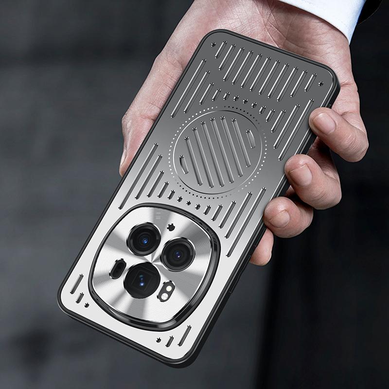 For Honor Magic6 Pro 5G Heat Dissipation Phone Case TPU+Aluminum Alloy Back Cover