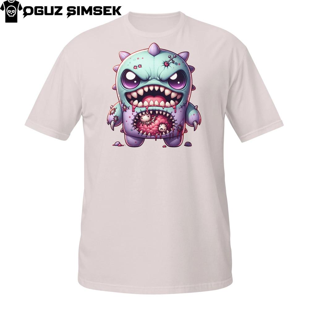 

Creepy Cute Monster T-Shirt | Pastel Horror Creature With Teeth Graphic Tee 3XL