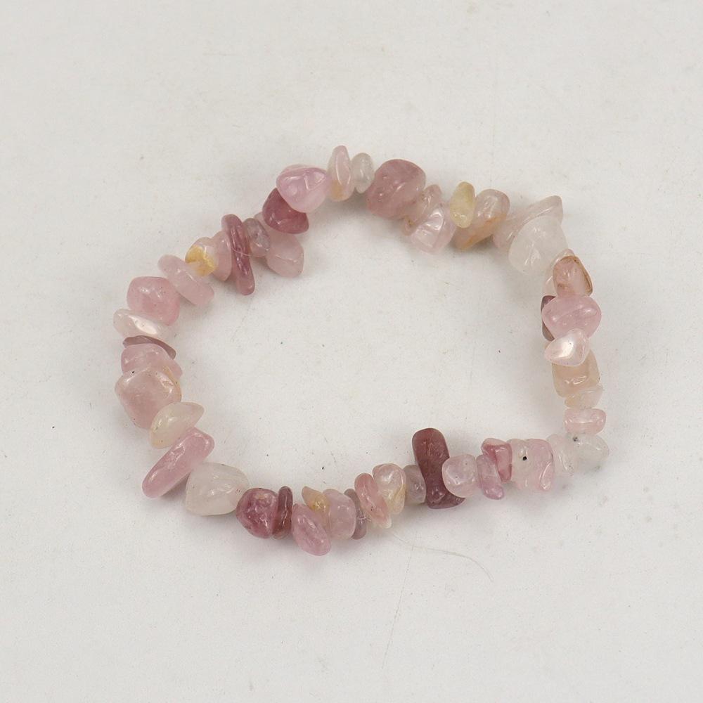 Handmade Beads, Natural Crystal Gravel Bracelet Bracelet B54