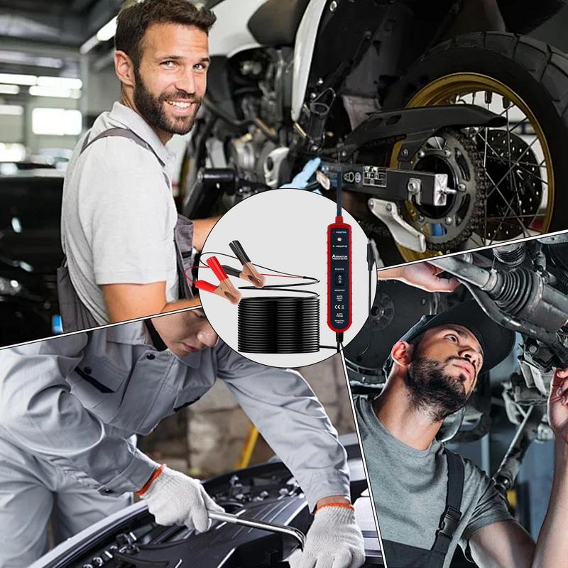 Light Tester Automotive Electrical Auto Circuit Detector Professional Car Circuit Tester Car Power Tester 6-24V Electrical