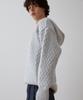 TRIP LE SENS Wool Hair Cable Hooded Knit_Brown