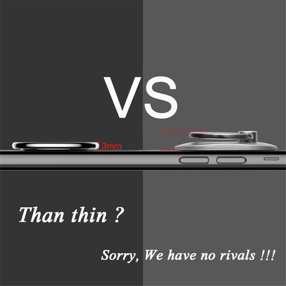 Aluminium Alloy Support Socket Finger Ring Holder Car Bracket 360 Rotation Table Mobile Phone Stand