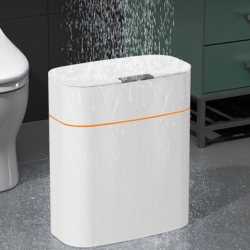 13L/16L Smart Trash Can Smart Sensor Electric Automatic Open and Close USB Waterproof with Sensor Smart Home Bathroom Toilet