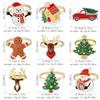 Christmas Tree Napkin Ring Metal Creative Napkin Buckle Santa Claus Versatile Napkin Rings for Christmas Dinner Table Decor 2026